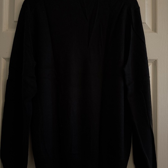 Diesel Sweater - Black with Yellow Fluorescent Stripe - Picture 3 of 5